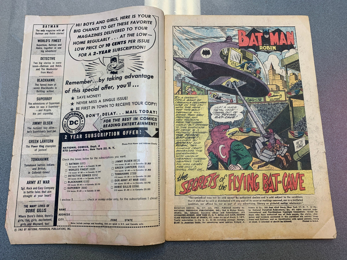 Secrets Of The Flying Bat-Cave! #317 (DC Comics, Detective Comics) product image 12, provided for visual reference and