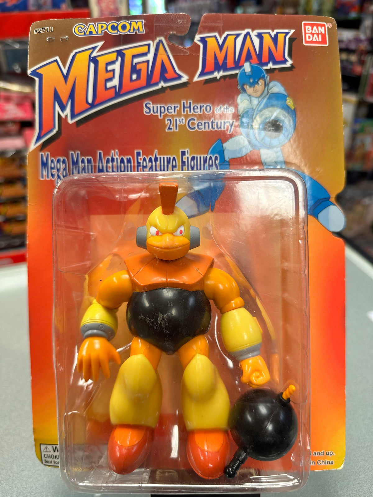 Bombman (Vintage Capcom Mega Man, Bandai) Sealed product image 1, provided for visual reference and product detail review