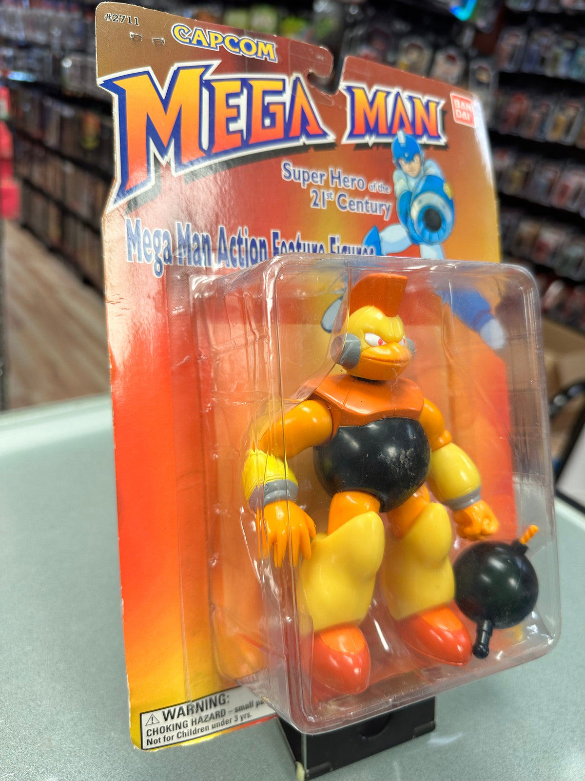 Bombman (Vintage Capcom Mega Man, Bandai) Sealed product image 2, provided for visual reference and product detail review