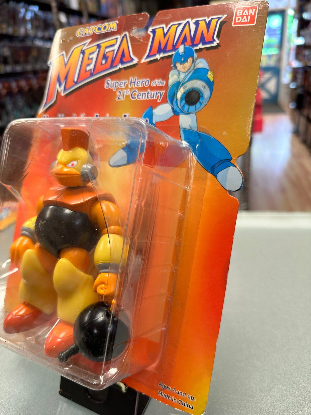 Bombman (Vintage Capcom Mega Man, Bandai) Sealed product image 3, provided for visual reference and product detail review