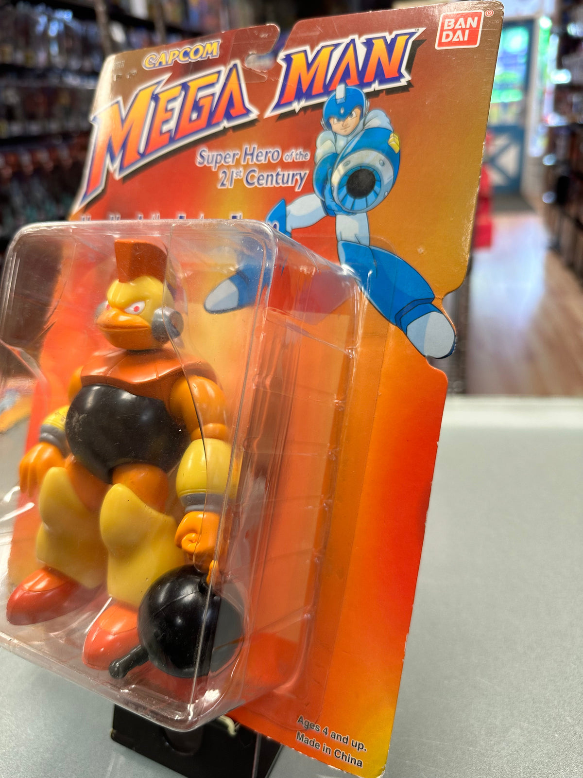 Bombman (Vintage Capcom Mega Man, Bandai) Sealed product image 3, provided for visual reference and product detail review