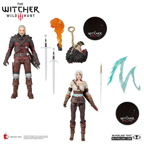 Geralt Of Rivia & Ciri (McFarlane, The Witcher) **Case of 18** product image 1, provided for visual reference and product
