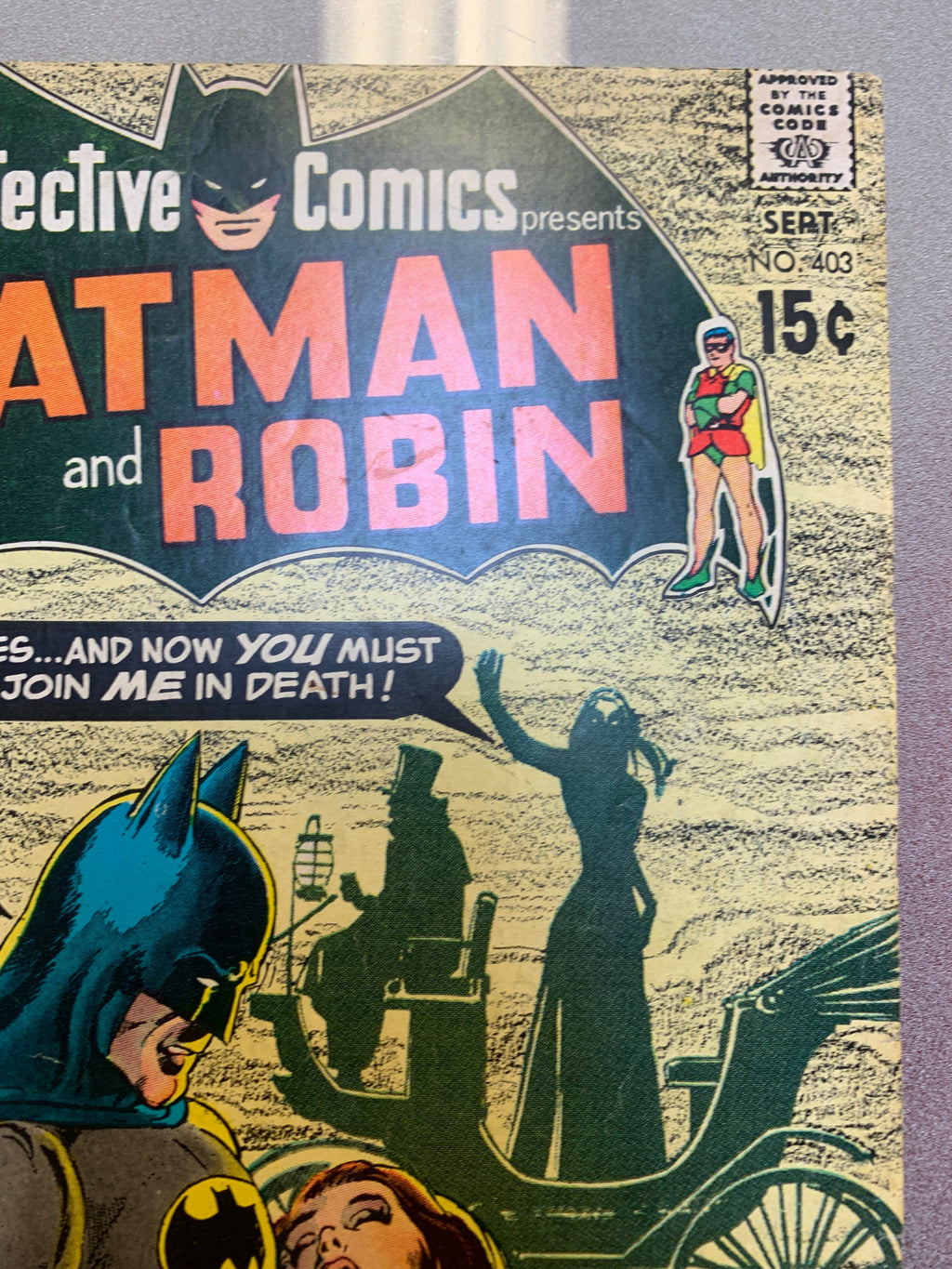 You Die By Mourning #403 (DC Comics, Detective Comics) product image 3, provided for visual reference and product detail