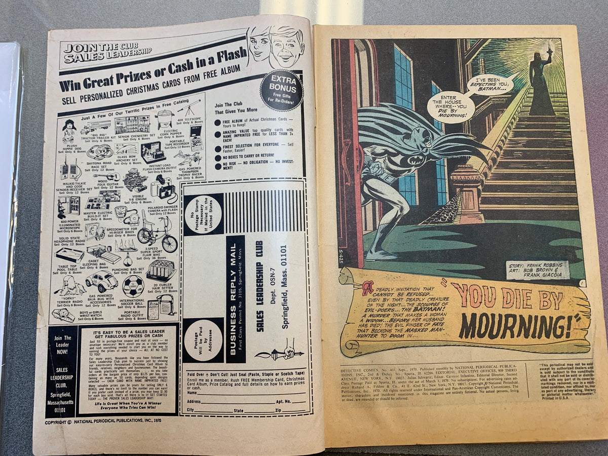 You Die By Mourning #403 (DC Comics, Detective Comics) product image 7, provided for visual reference and product detail