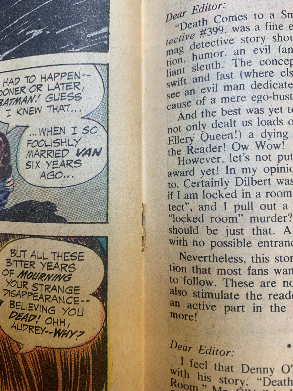You Die By Mourning #403 (DC Comics, Detective Comics) product image 12, provided for visual reference and product detail