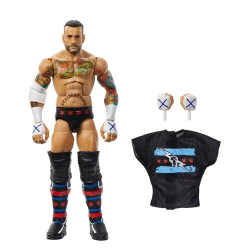 CM Punk #115 (WWE Elite, Mattel) product image 2, provided for visual reference and product detail review