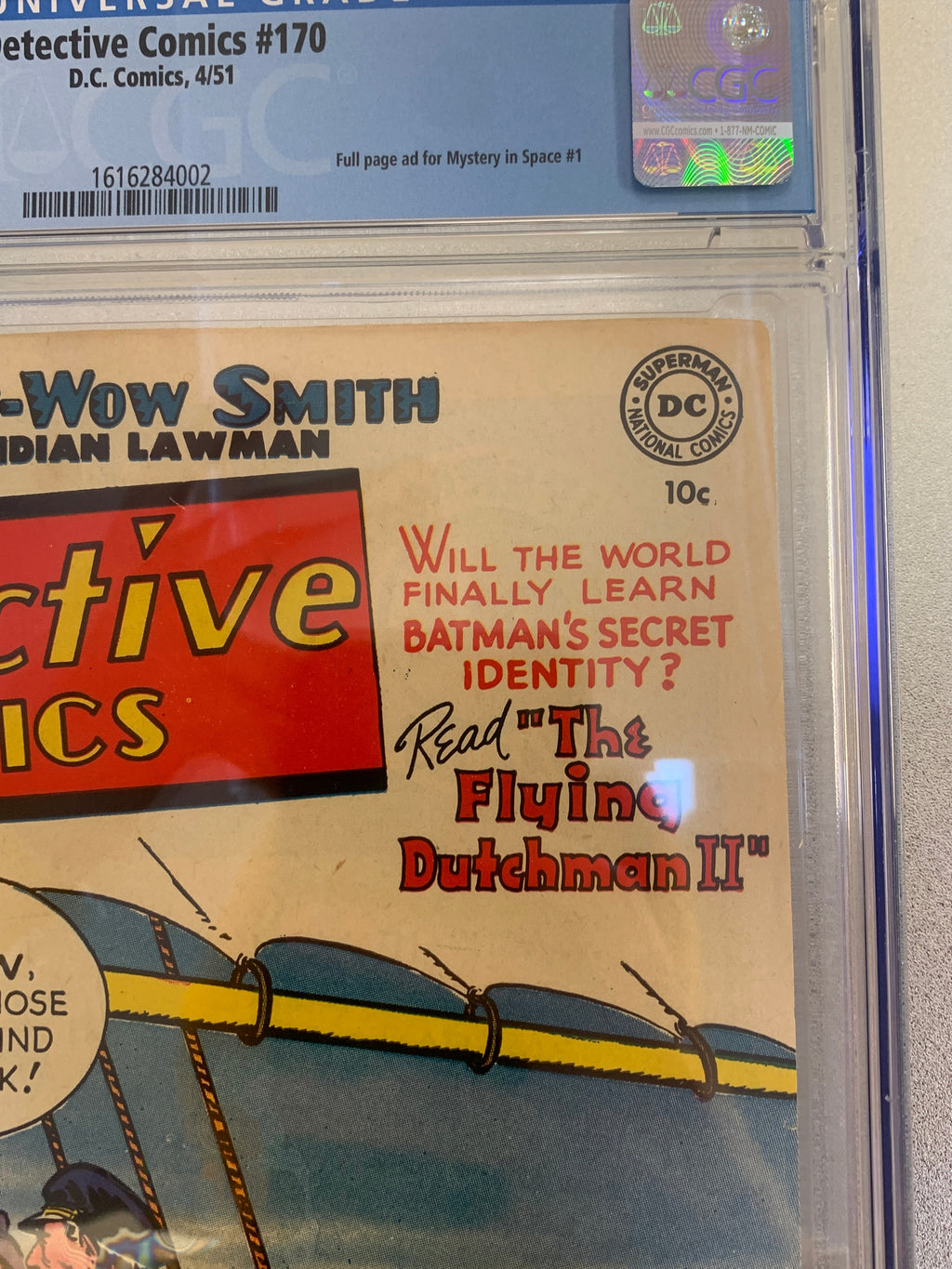 The Flying Dutchman II #170(DC Comics, Detective Comics) **CGC 3.5 product image 5, provided for visual reference and