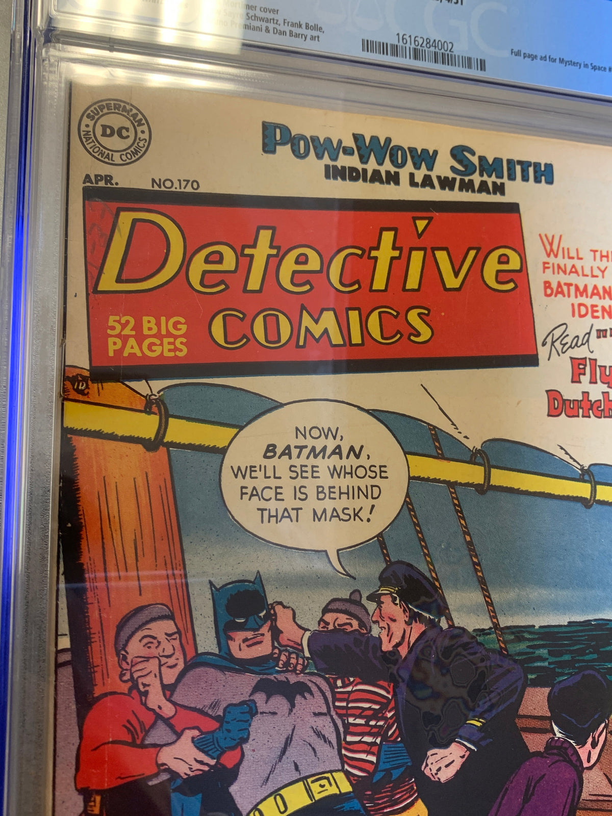 The Flying Dutchman II #170(DC Comics, Detective Comics) **CGC 3.5 product image 11, provided for visual reference and