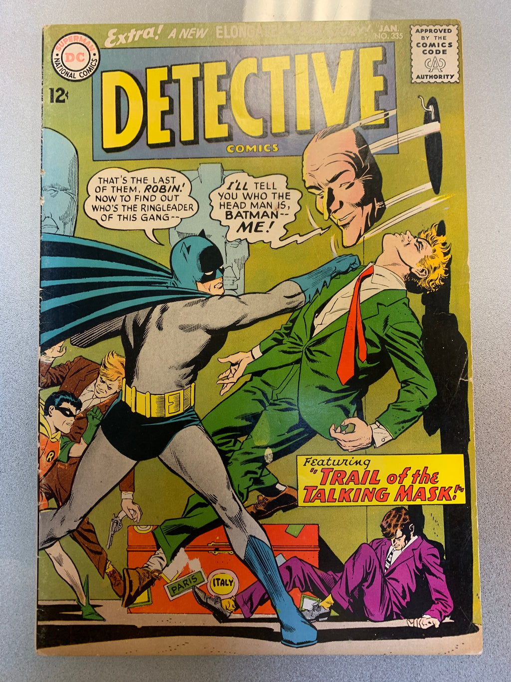 Trail Of The Talking Mask #335 (DC Comics, Detective Comics) product image 1, provided for visual reference and product