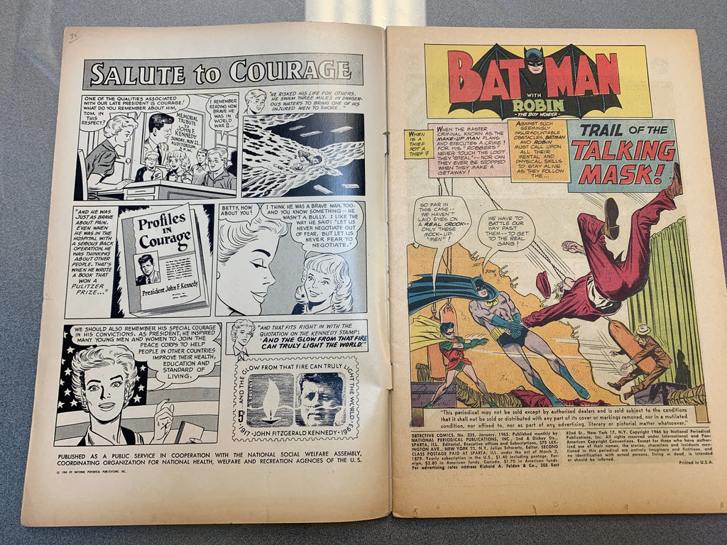 Trail Of The Talking Mask #335 (DC Comics, Detective Comics) product image 7, provided for visual reference and product