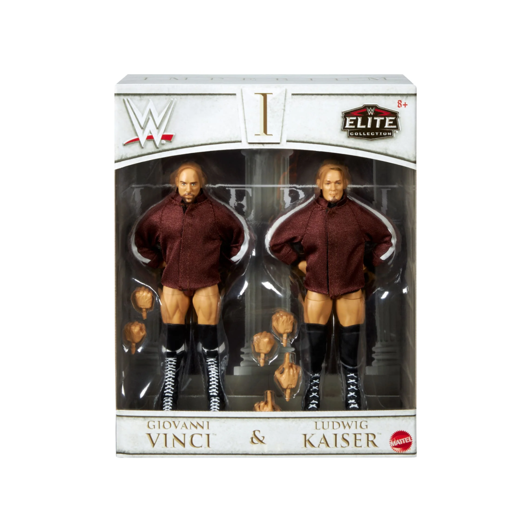 Imperium: Giovanni Vinci & Ludwig Kaiser (WWE Elite m, Mattel) product image 1, provided for visual reference and product