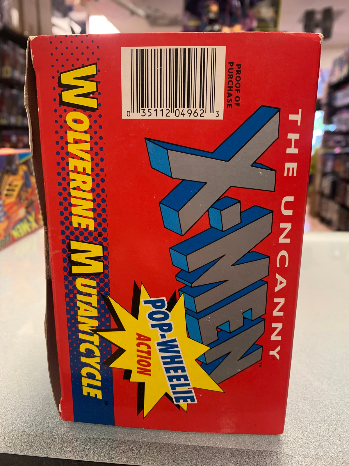 Wolverine Mutantcycle 2596 (Vintage X-Men, Toybiz) Sealed product image 2, provided for visual reference and product detail