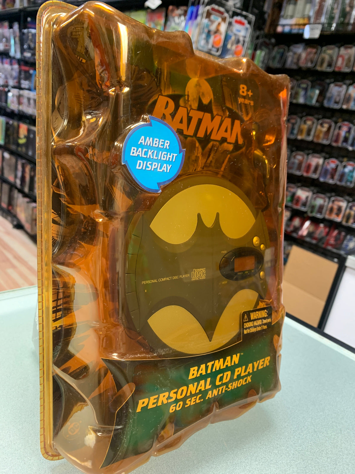 Batman Personal CD Player (Vintage Batman, Kids Station Toys) Sealed product image 2, provided for visual reference and