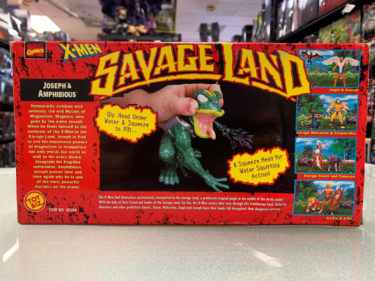 Joseph & Amphibious (Vintage X-Men Savage Land, Toybiz) Sealed product image 4, provided for visual reference and product