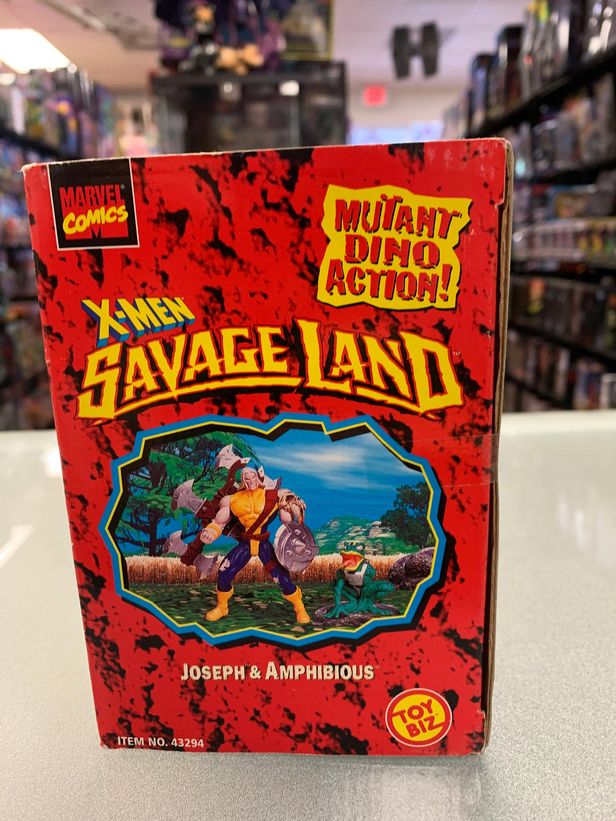 Joseph & Amphibious (Vintage X-Men Savage Land, Toybiz) Sealed product image 5, provided for visual reference and product