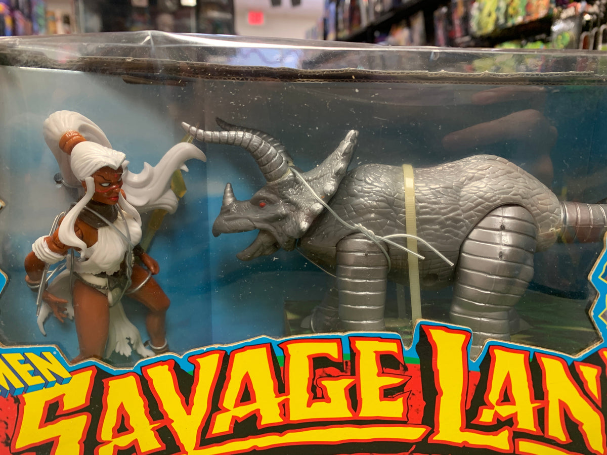 Savage Storm & Colossus (Vintage X-Men Savage Land, Toybiz) Sealed product image 2, provided for visual reference and