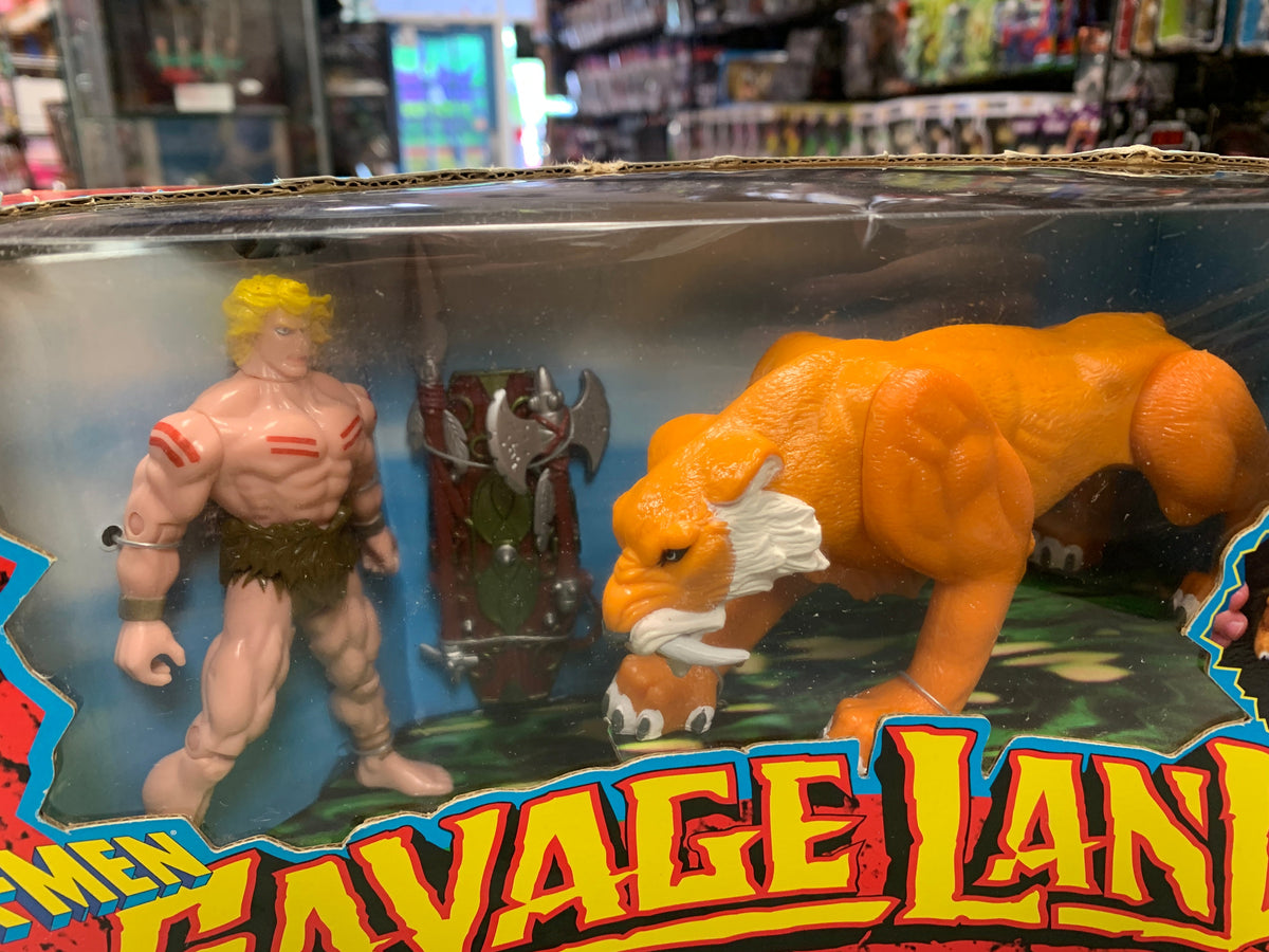 Ka-Zar & Zabu (Vintage X-Men Savage Land, Toybiz) Sealed product image 2, provided for visual reference and product detail