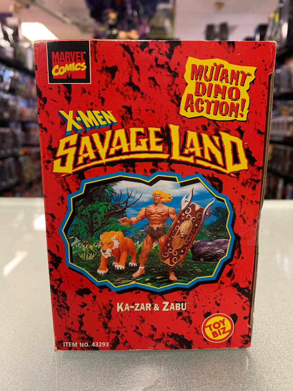 Ka-Zar & Zabu (Vintage X-Men Savage Land, Toybiz) Sealed product image 5, provided for visual reference and product detail