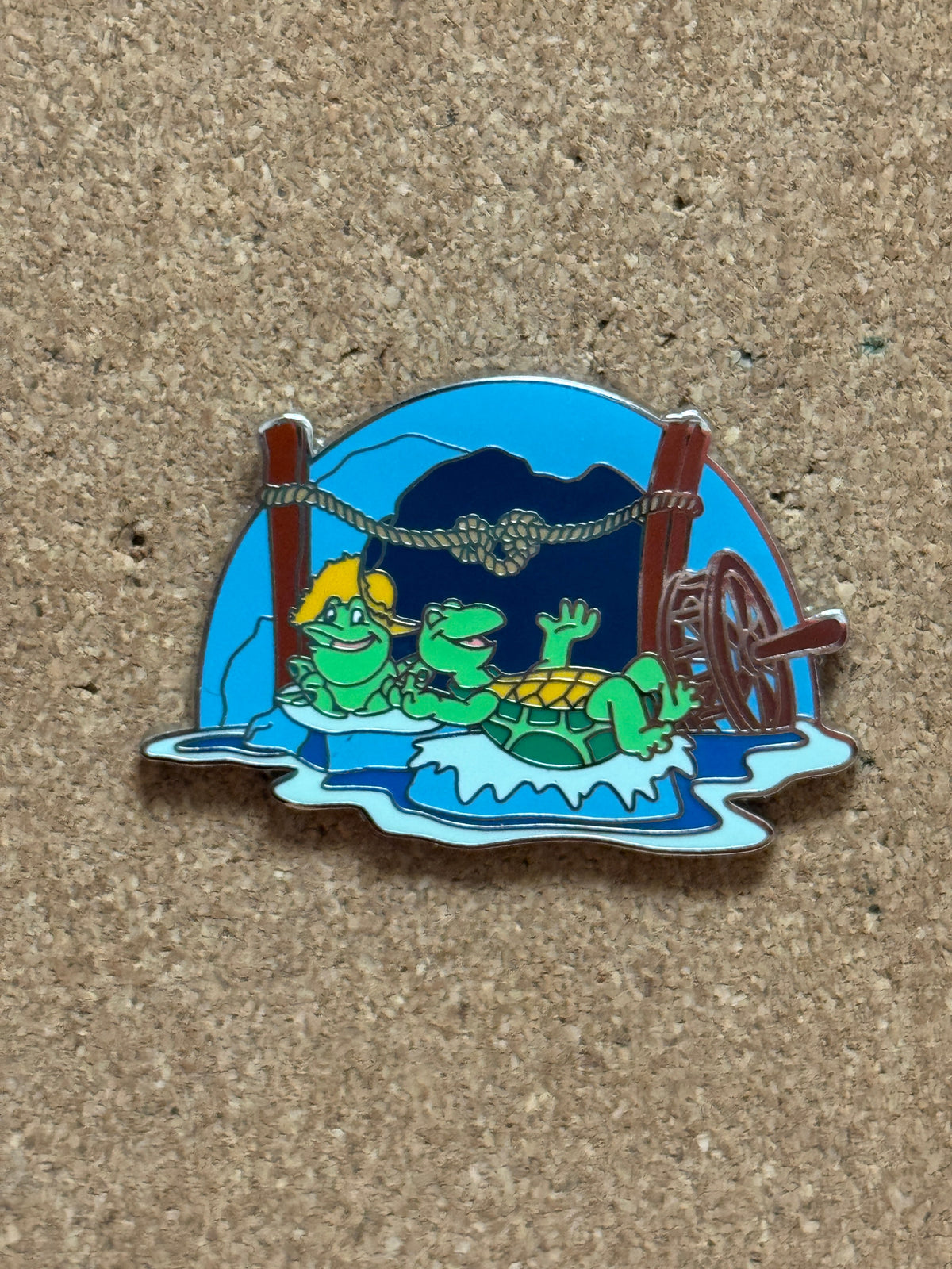 Bullfrog & Turtle Reveal & Conceal Spalsh Mountain (Walt Disney World, Pin Traders) product image 1, provided for visual