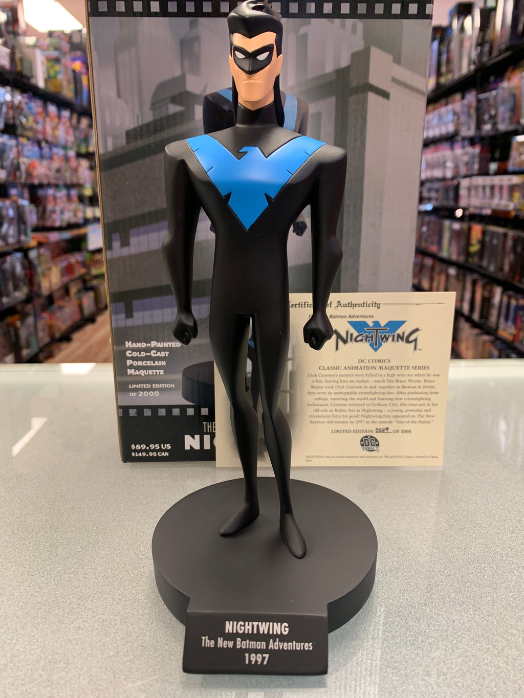NightWing Maquette Statue (DC New Batman Adventures ,DC Direct) Open Box product image 2, provided for visual reference and
