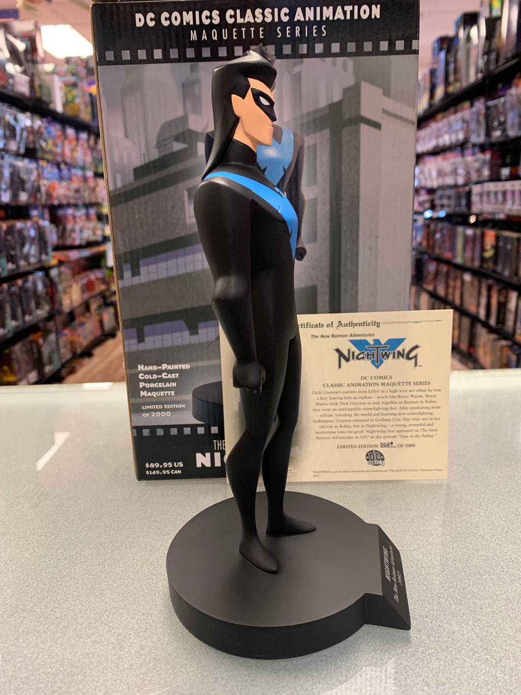 NightWing Maquette Statue (DC New Batman Adventures ,DC Direct) Open Box product image 3, provided for visual reference and