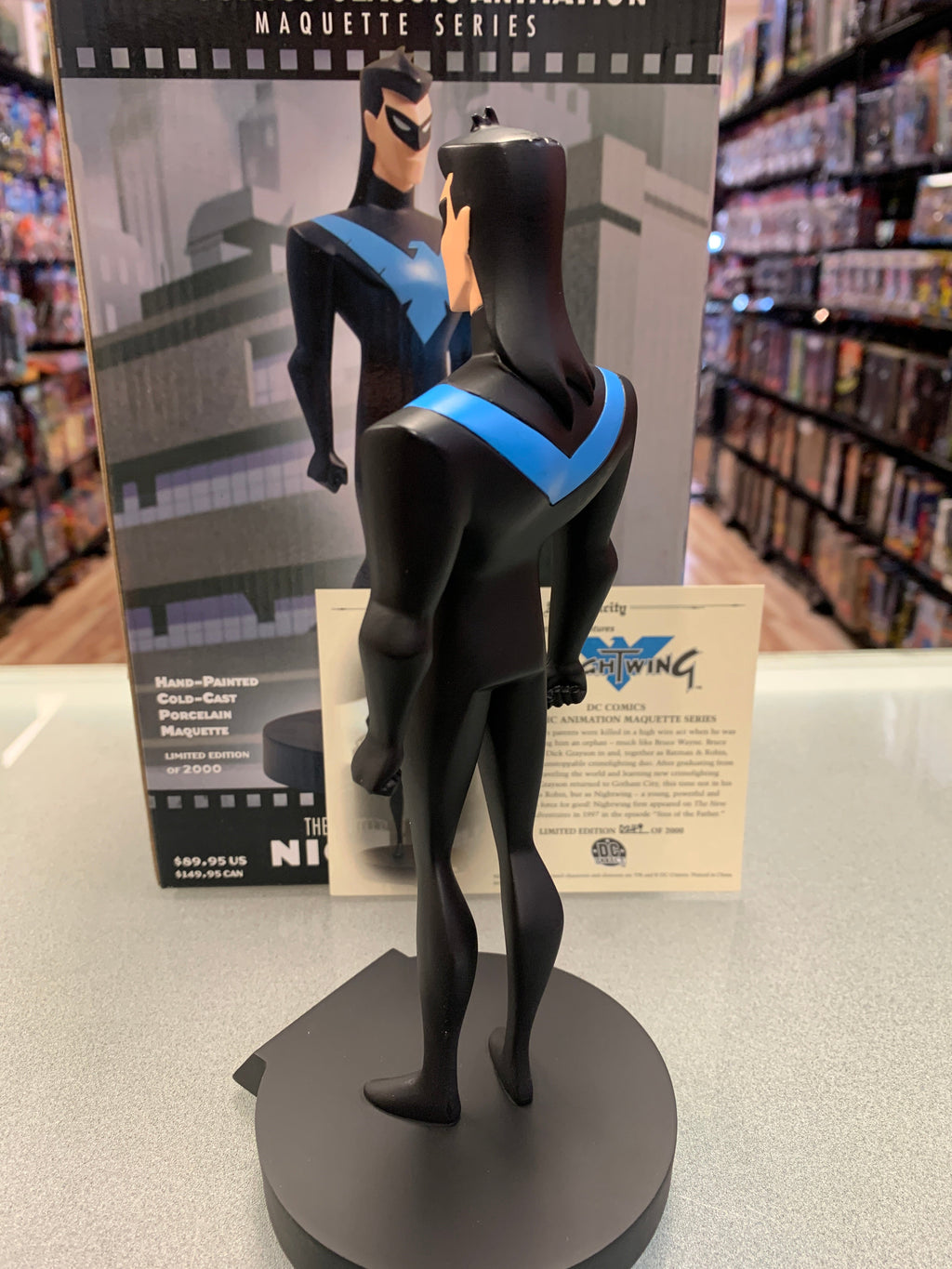 NightWing Maquette Statue (DC New Batman Adventures ,DC Direct) Open Box product image 6, provided for visual reference and