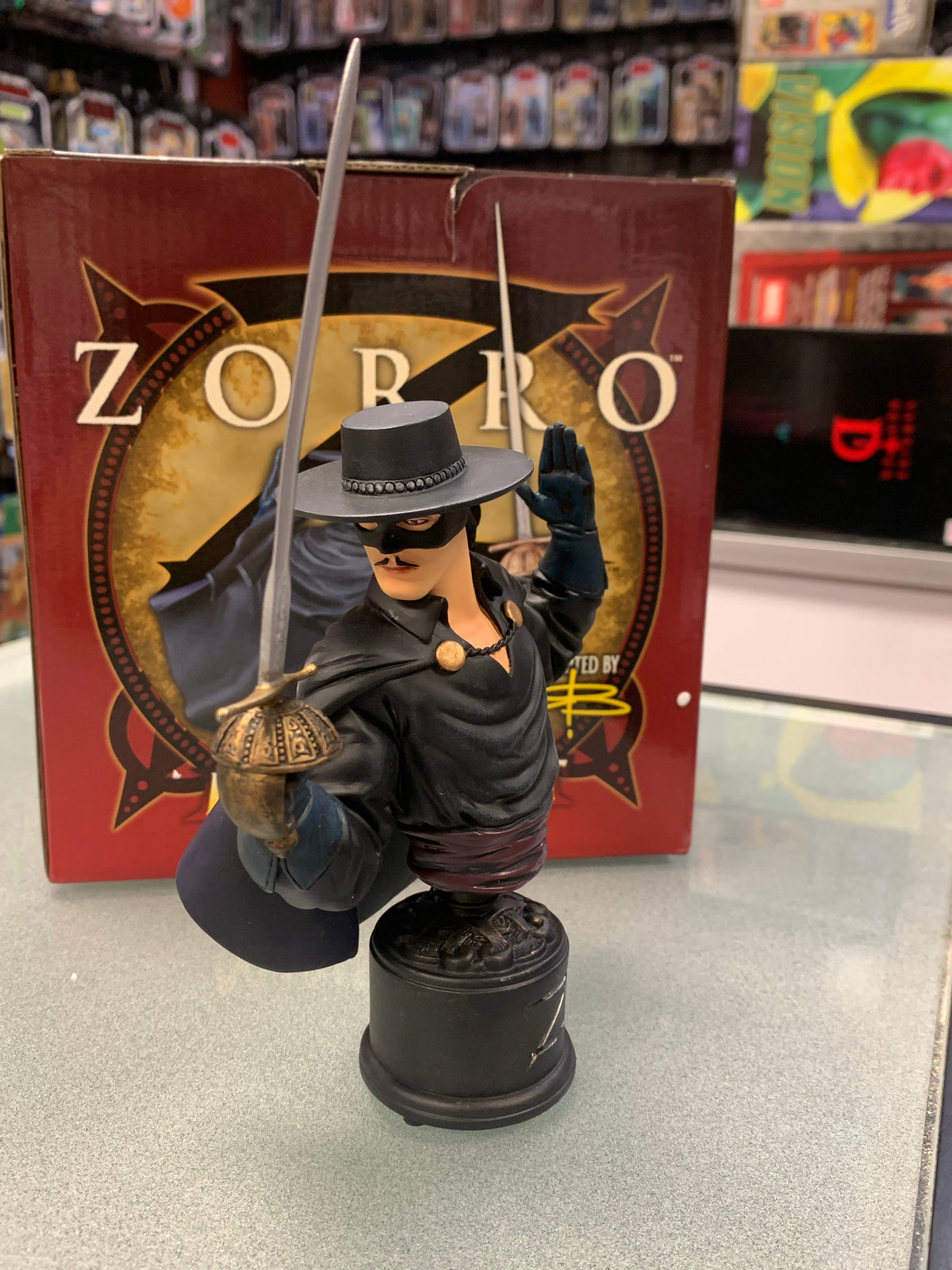 Zorro Mini Bust (Bowen, Zoro)Open Box product image 2, provided for visual reference and product detail review