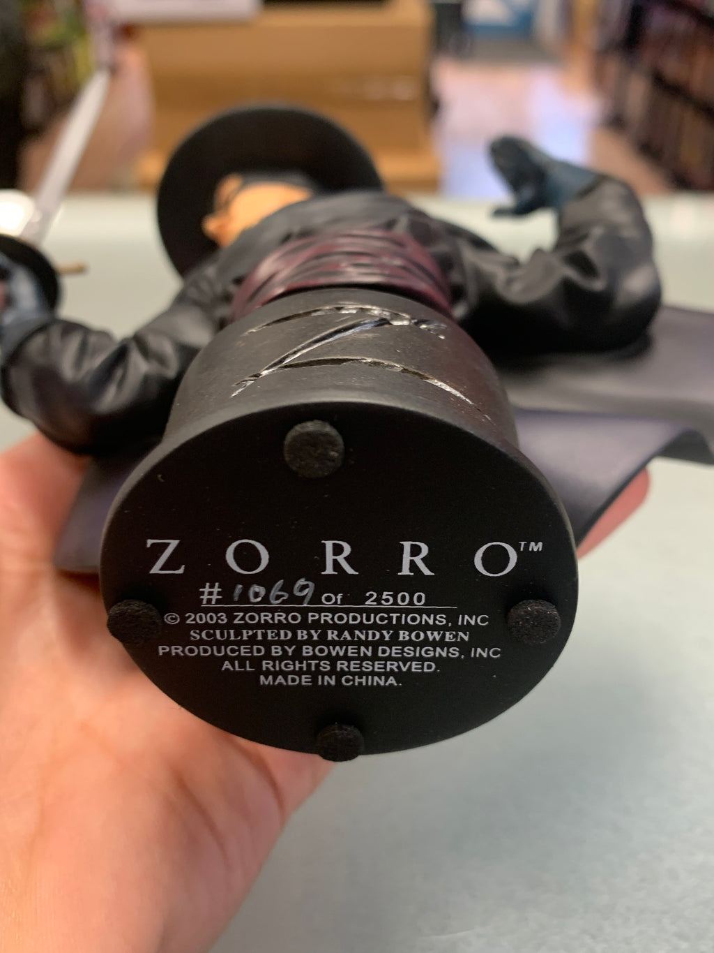 Zorro Mini Bust (Bowen, Zoro)Open Box product image 5, provided for visual reference and product detail review
