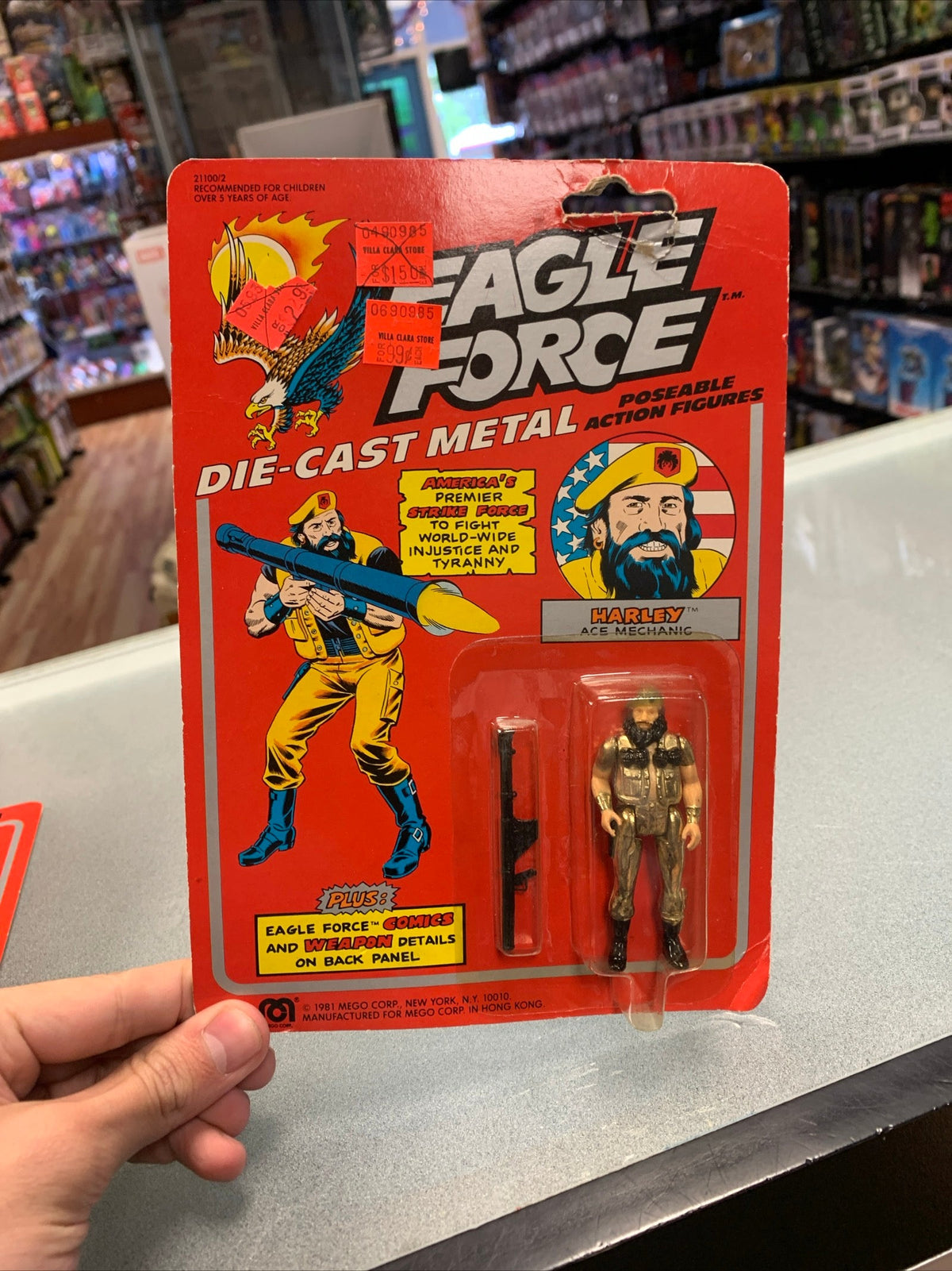 Zapper Electronic Whiz (Eagle Force, Vintage MEGO) Die-Cast product image 1, provided for visual reference and product