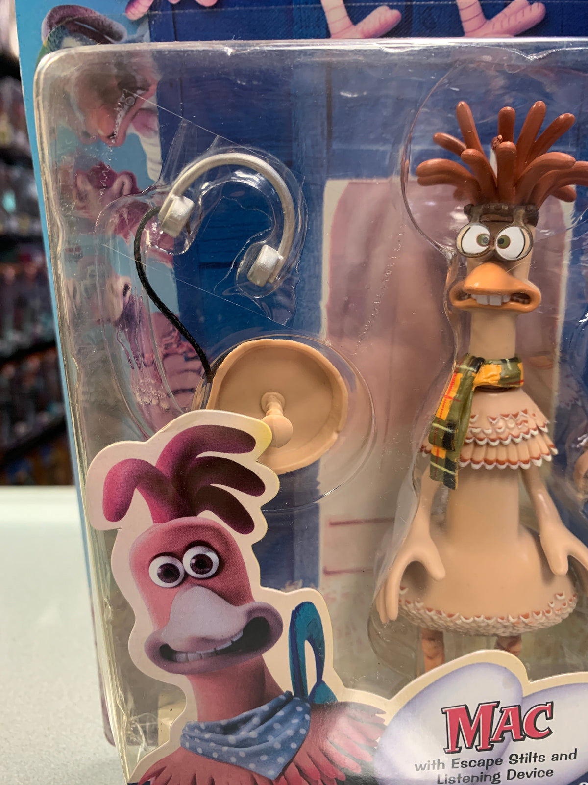 Mac with Escape Stilts (Vintage Chicken Run, Playmates) SEALED product image 3, provided for visual reference and product
