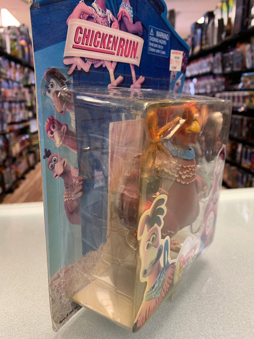 Bunty Digging Spoon (Vintage Chicken Run, Playmates) SEALED product image 5, provided for visual reference and product