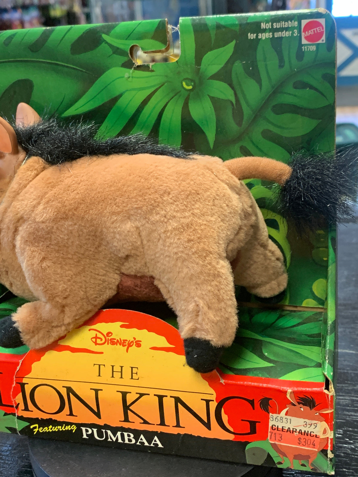 Pumbaa Jungle pals (Vintage Disney The Lion King, Mattel) product image 3, provided for visual reference and product detail