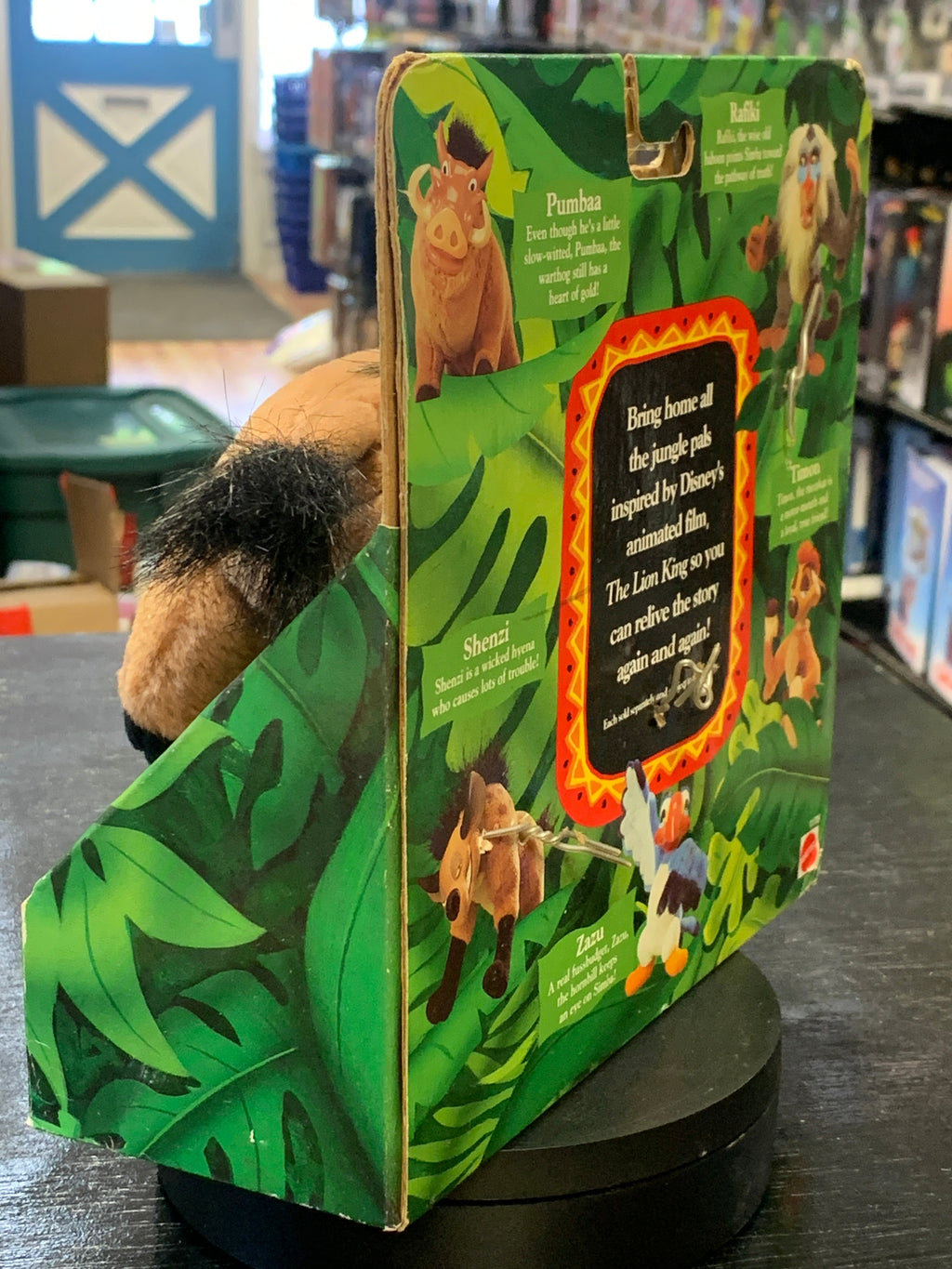 Pumbaa Jungle pals (Vintage Disney The Lion King, Mattel) product image 4, provided for visual reference and product detail