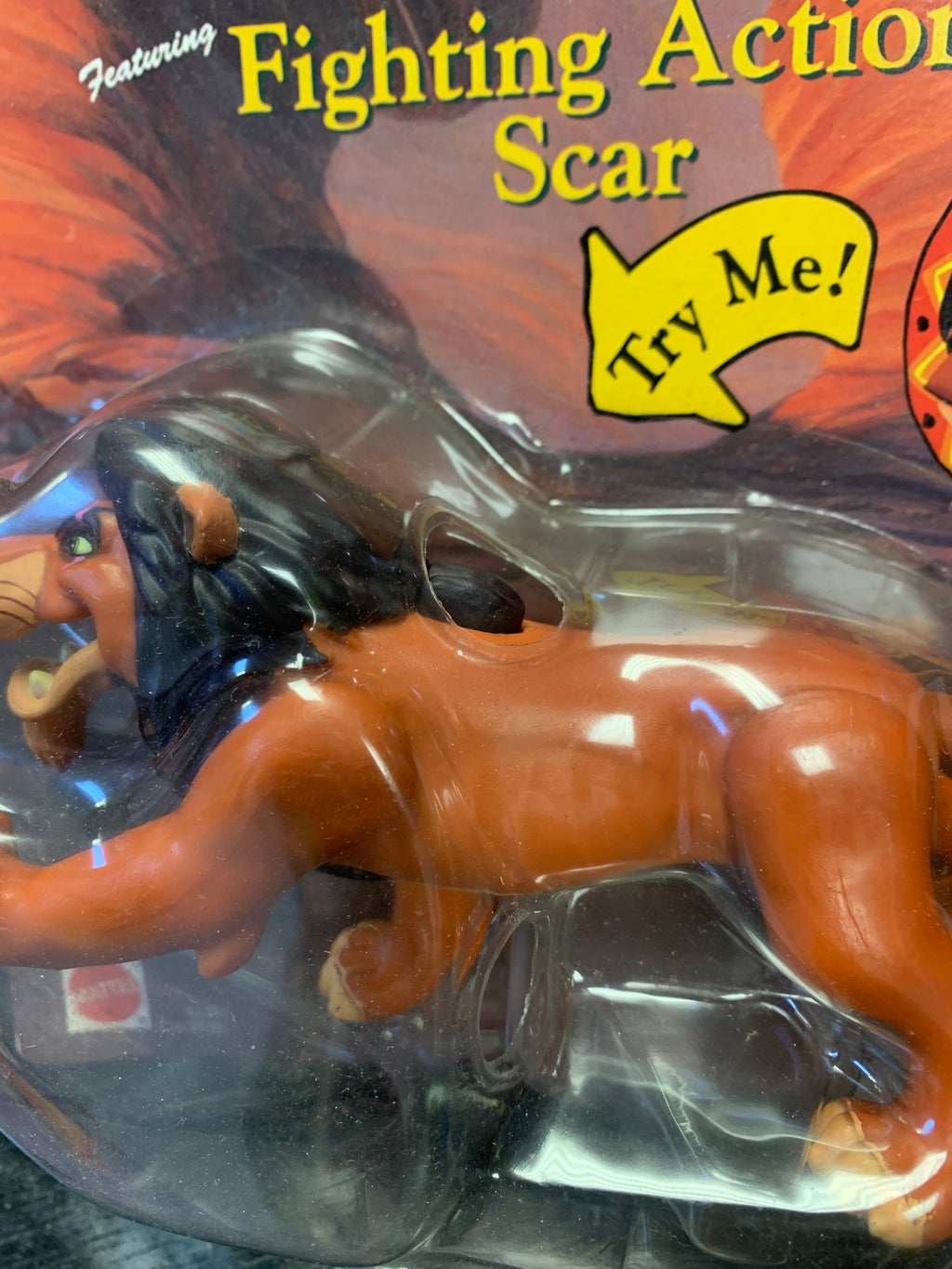 Fighting Action Scar (Vintage Disney The Lion King, Mattel) product image 3, provided for visual reference and product