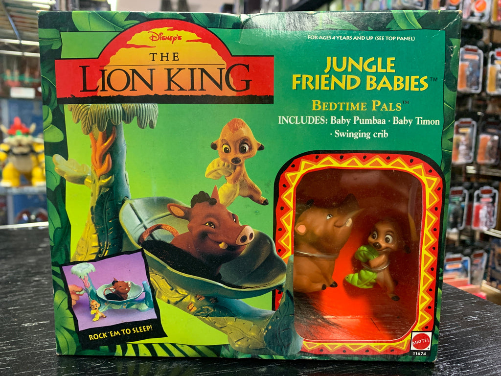 Timon & Pumba Babies Bedtime Pals Jungle Friend (Vintage The Lion King, Mattel) product image 1, provided for visual