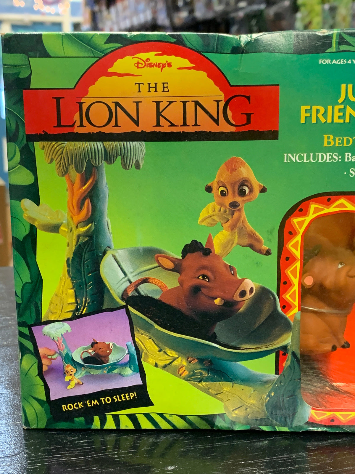Timon & Pumba Babies Bedtime Pals Jungle Friend (Vintage The Lion King, Mattel) product image 3, provided for visual