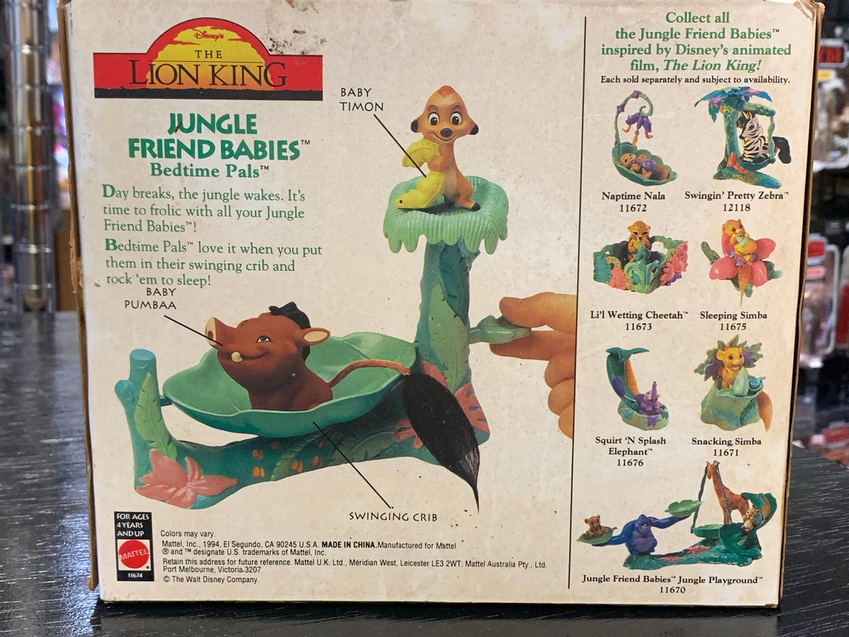 Timon & Pumba Babies Bedtime Pals Jungle Friend (Vintage The Lion King, Mattel) product image 4, provided for visual