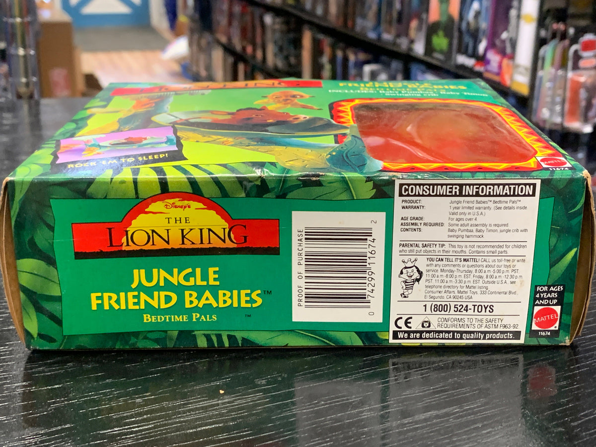 Timon & Pumba Babies Bedtime Pals Jungle Friend (Vintage The Lion King, Mattel) product image 6, provided for visual