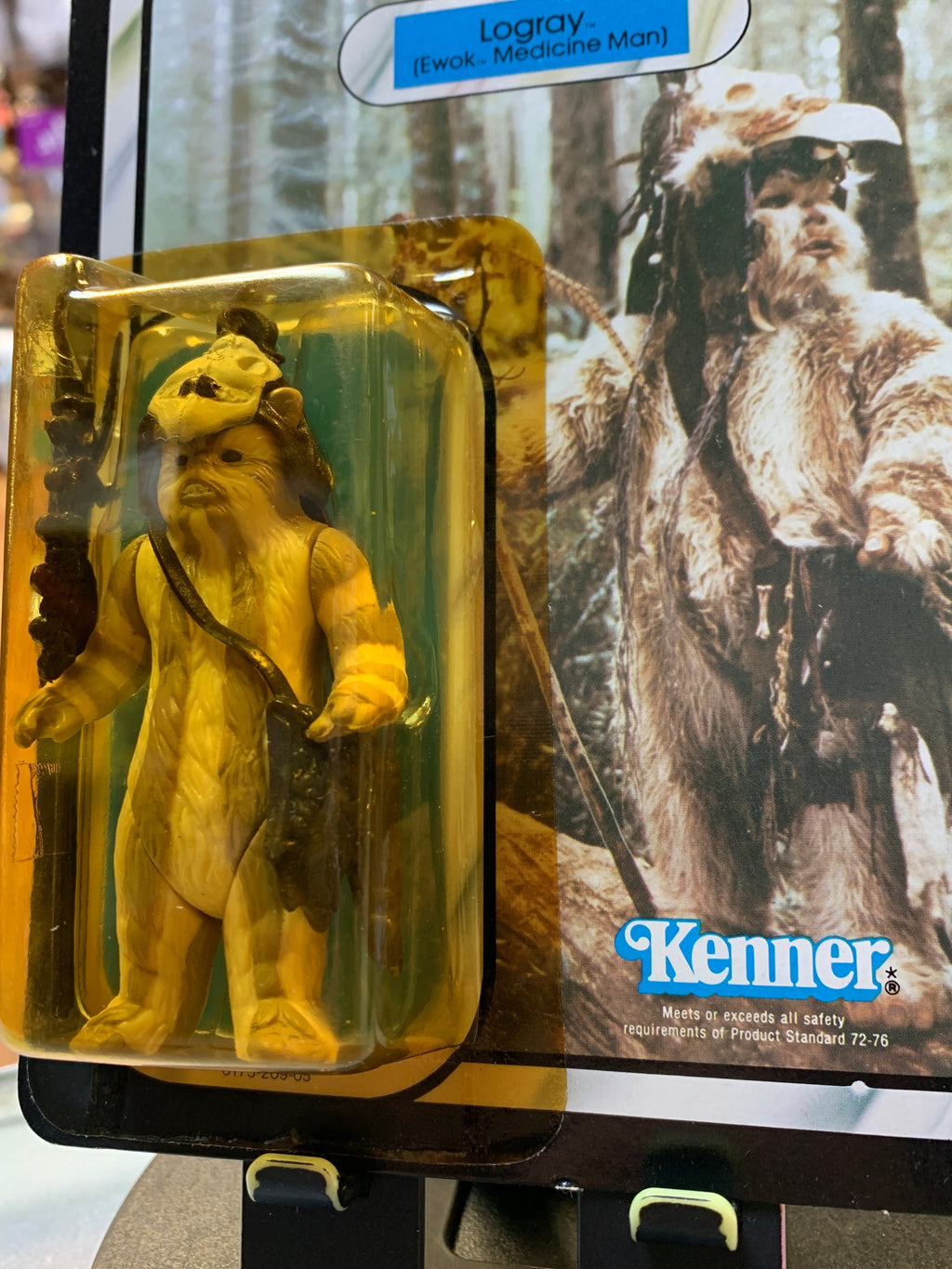 Logray Ewok Medicine Man ROTJ 77 Back 3147 (Vintage Star Wars, Kenner) product image 2, provided for visual reference and