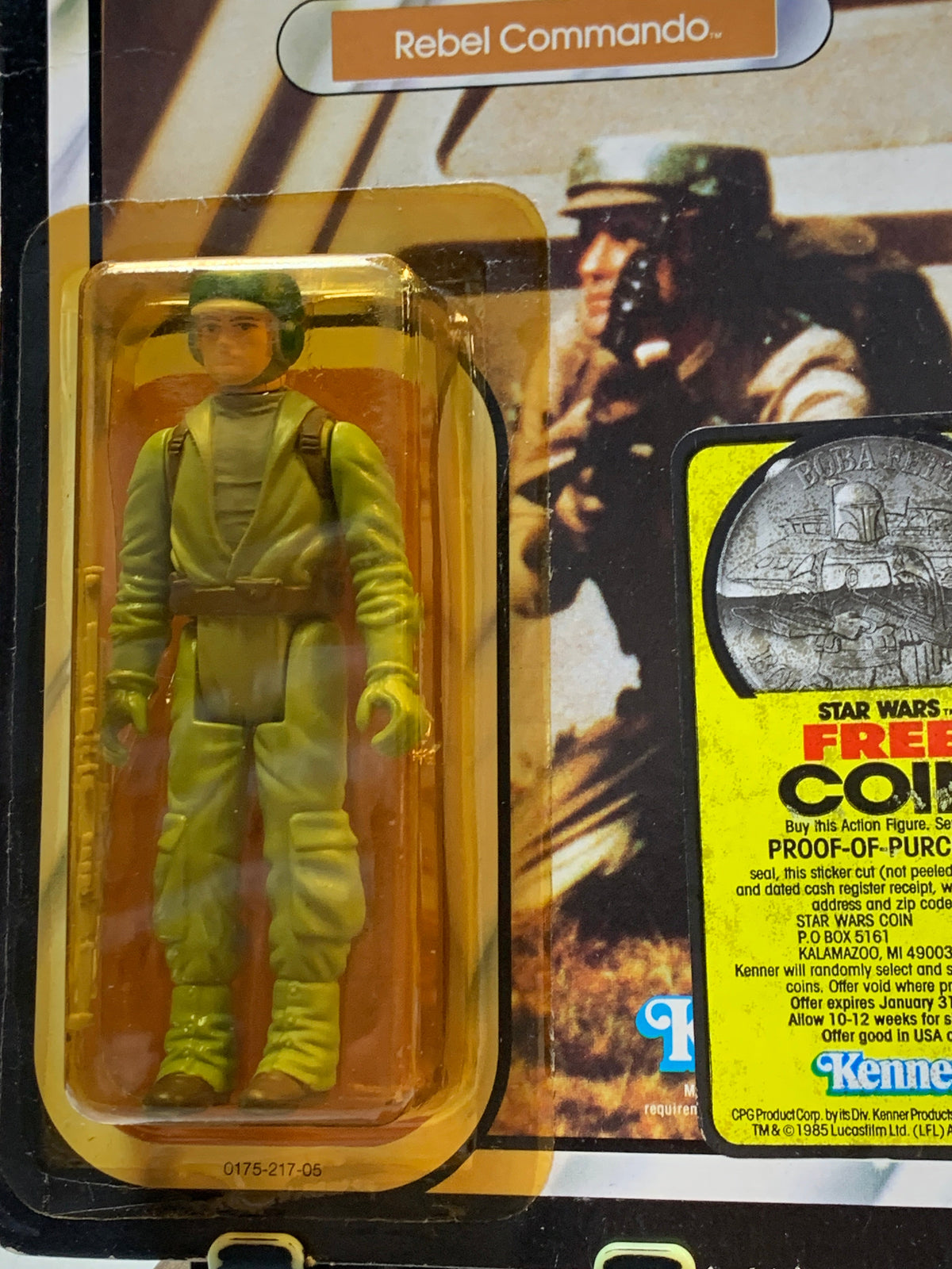 Rebel Commando ROTJ 77 Back 3148 (Vintage Star Wars, Kenner) product image 2, provided for visual reference and product
