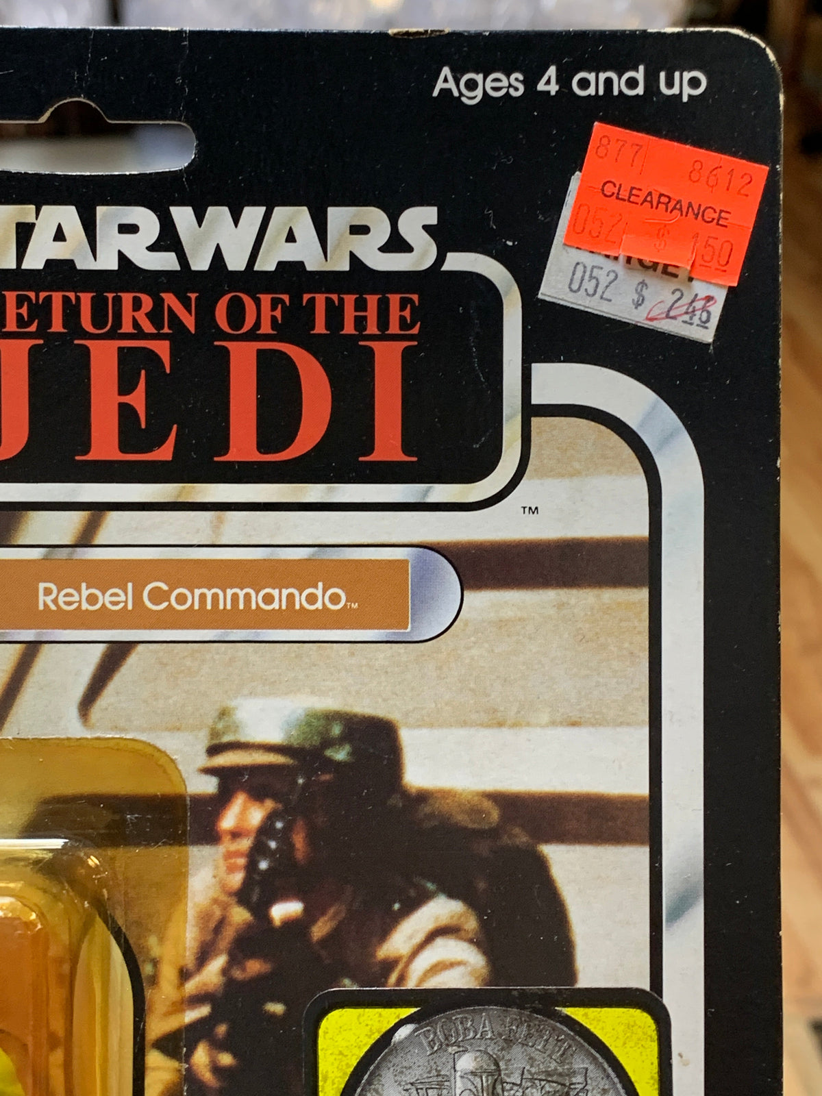 Rebel Commando ROTJ 77 Back 3148 (Vintage Star Wars, Kenner) product image 5, provided for visual reference and product
