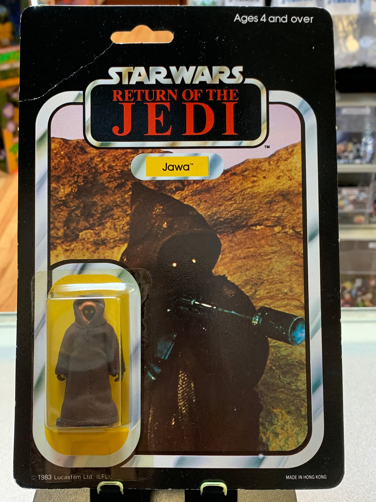 Jawa ROTJ 45 Back 3151 (Vintage Star Wars, Politoy) SEALED product image 1, provided for visual reference and product detail