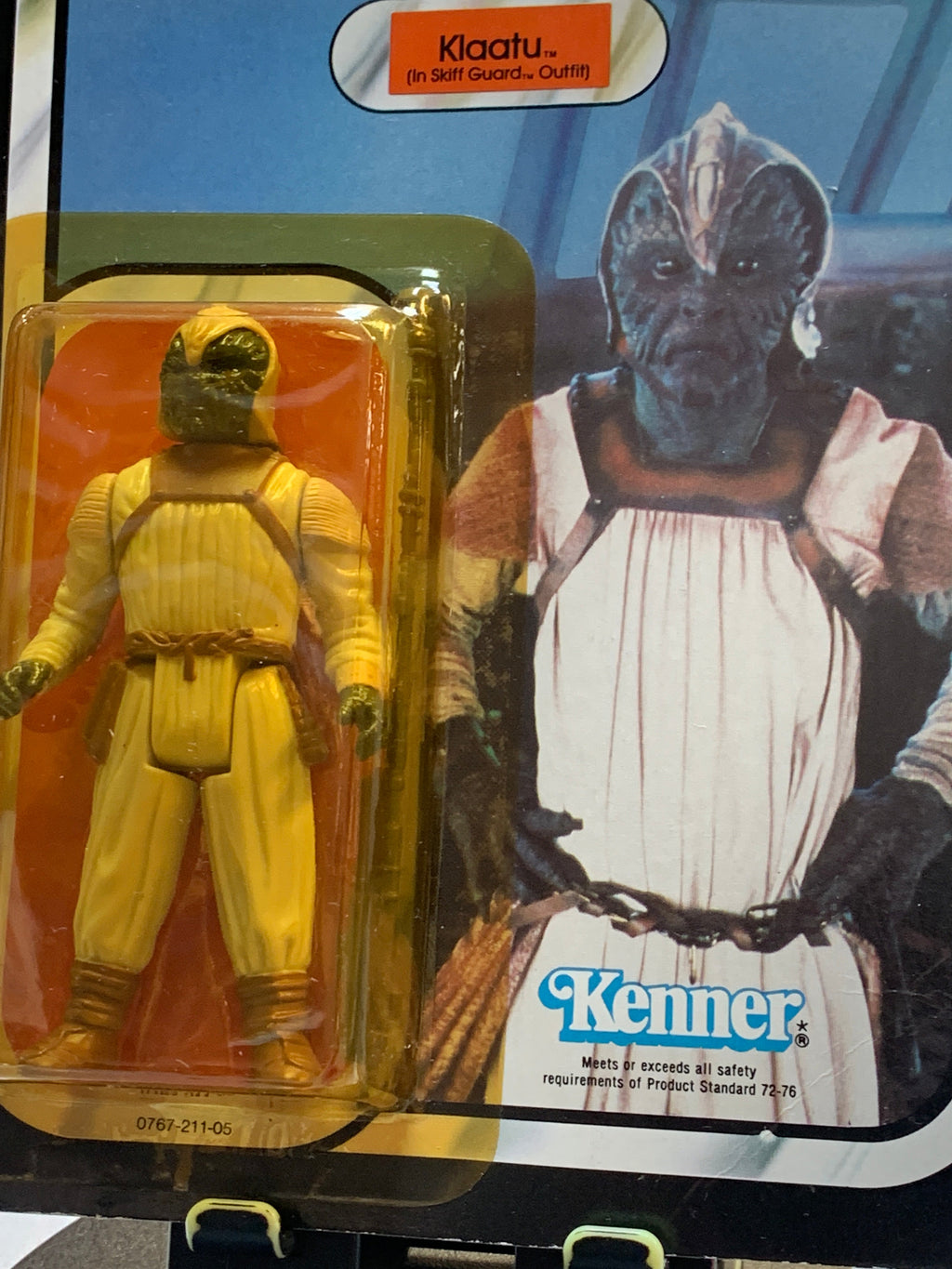 Klaatu Skiff guard outfit ROTJ 77 Back 3186 (Vintage Star Wars, Kenner) product image 3, provided for visual reference and