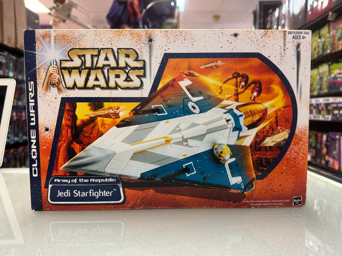 Republic Jedi Starfighter (Star Wars Clone Wars, Kenner) SEALED product image 1, provided for visual reference and product