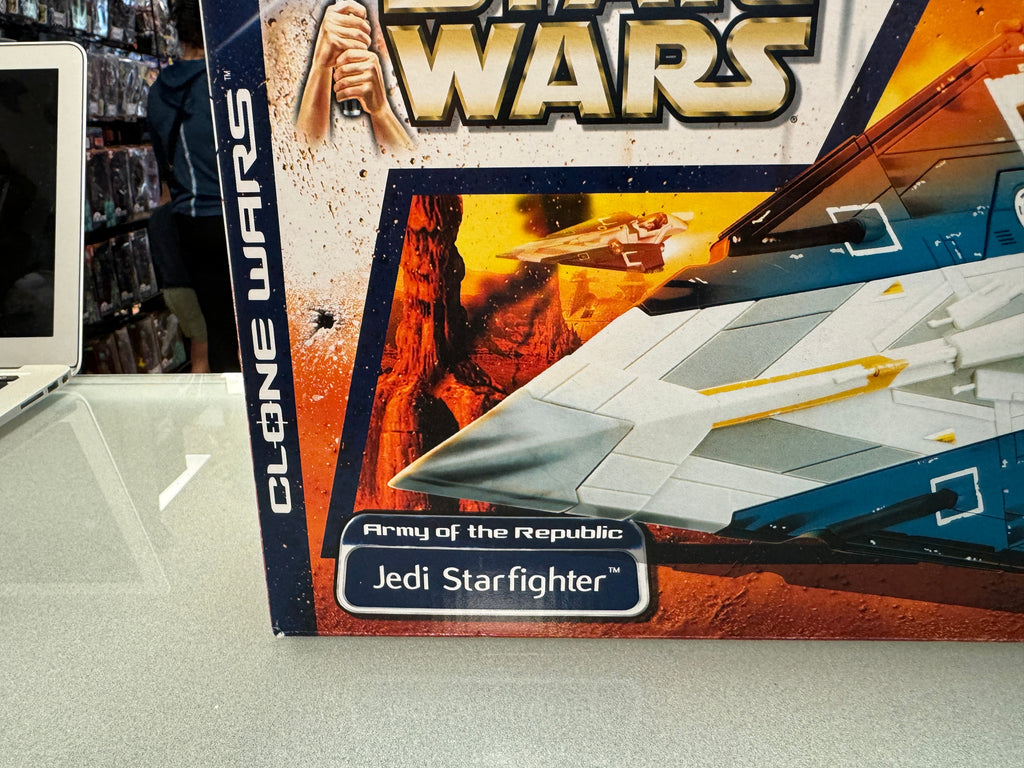 Republic Jedi Starfighter (Star Wars Clone Wars, Kenner) SEALED product image 5, provided for visual reference and product