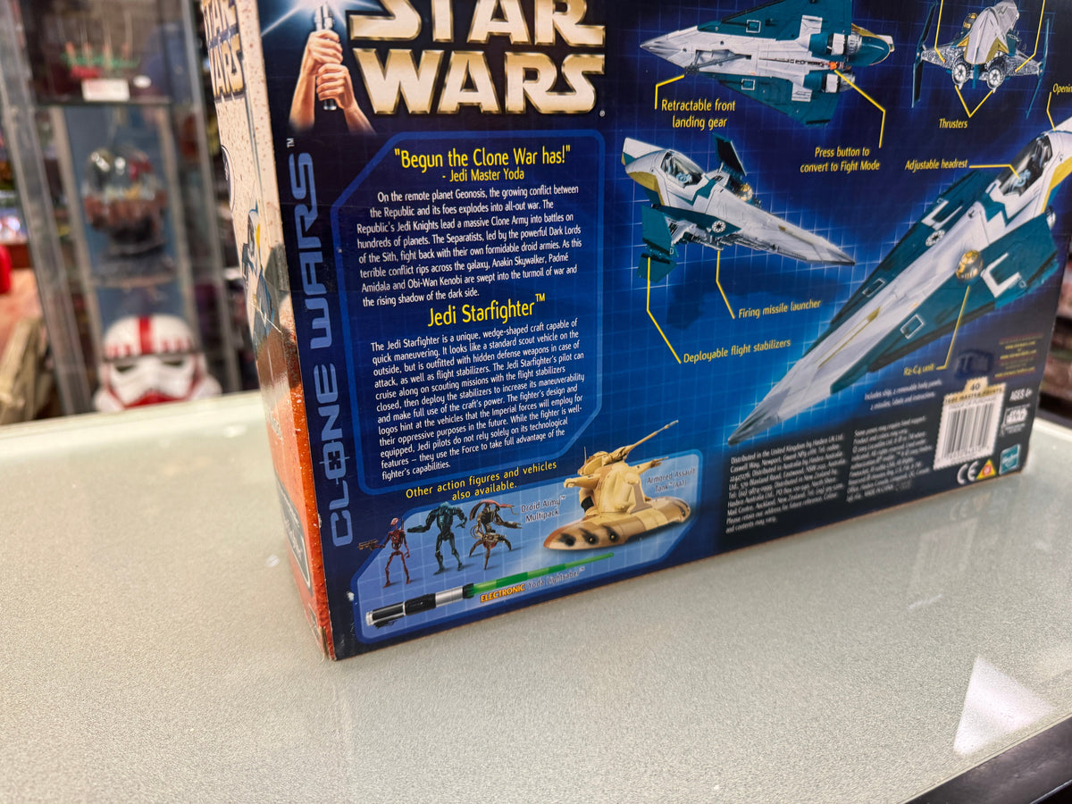 Republic Jedi Starfighter (Star Wars Clone Wars, Kenner) SEALED product image 8, provided for visual reference and product