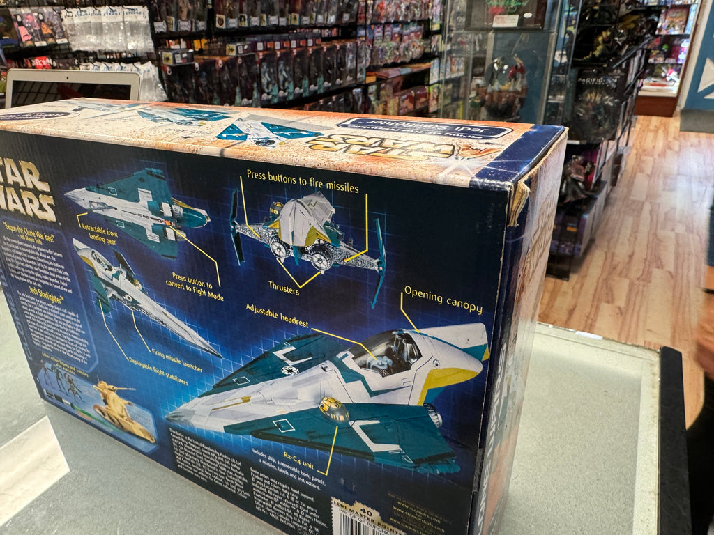 Republic Jedi Starfighter (Star Wars Clone Wars, Kenner) SEALED product image 9, provided for visual reference and product