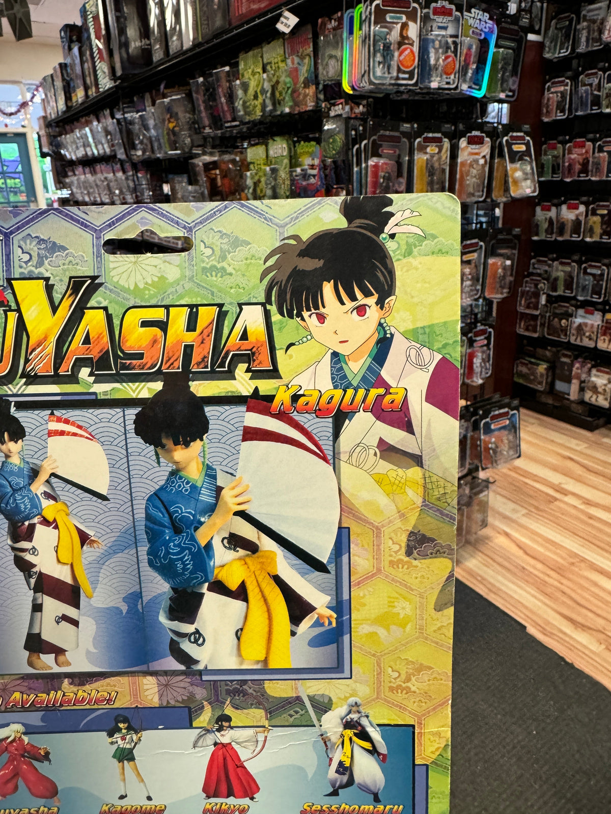 Kagura Figure (Inuyasha Anime Magna, Toynami Viz) SEALED product image 8, provided for visual reference and product detail