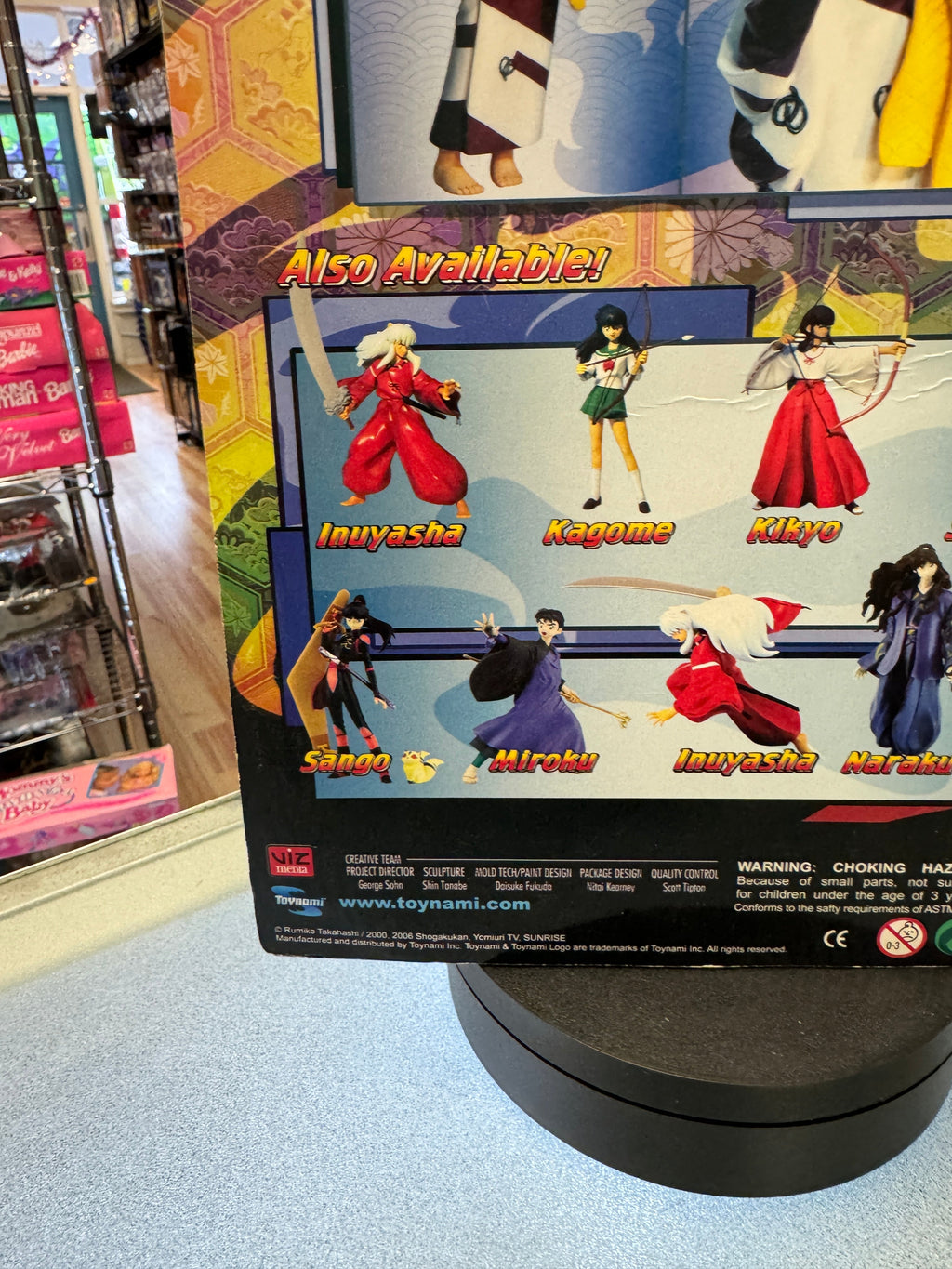 Kagura Figure (Inuyasha Anime Magna, Toynami Viz) SEALED product image 10, provided for visual reference and product detail