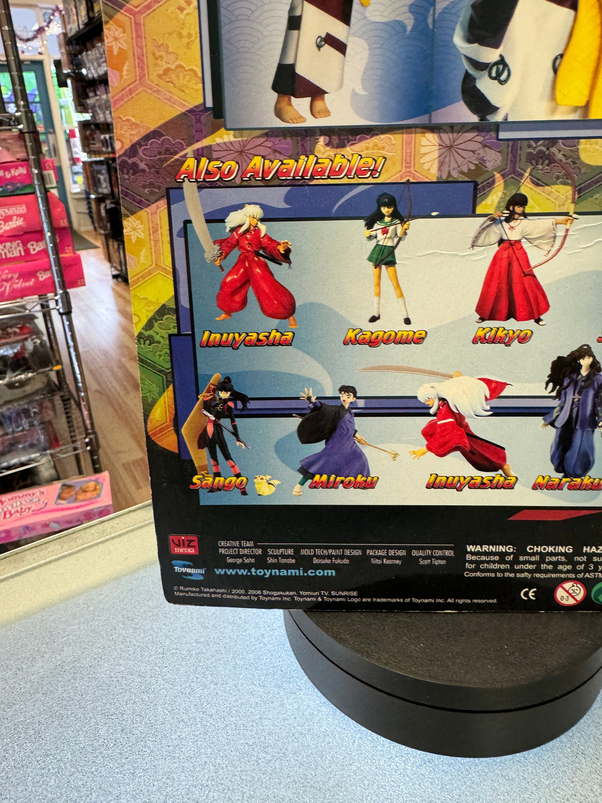 Kagura Figure (Inuyasha Anime Magna, Toynami Viz) SEALED product image 10, provided for visual reference and product detail